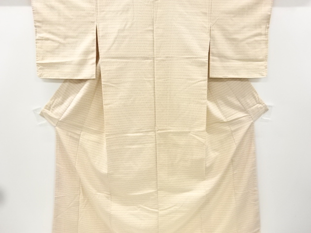 JAPANESE KIMONO / VINTAGE KIMONO / HON SHIOZAWA / WOVEN ABSTRACT TATEWAKU PATTERN